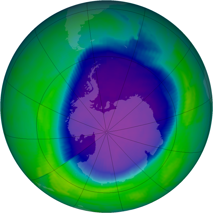 Ozone Map 1997-10-06